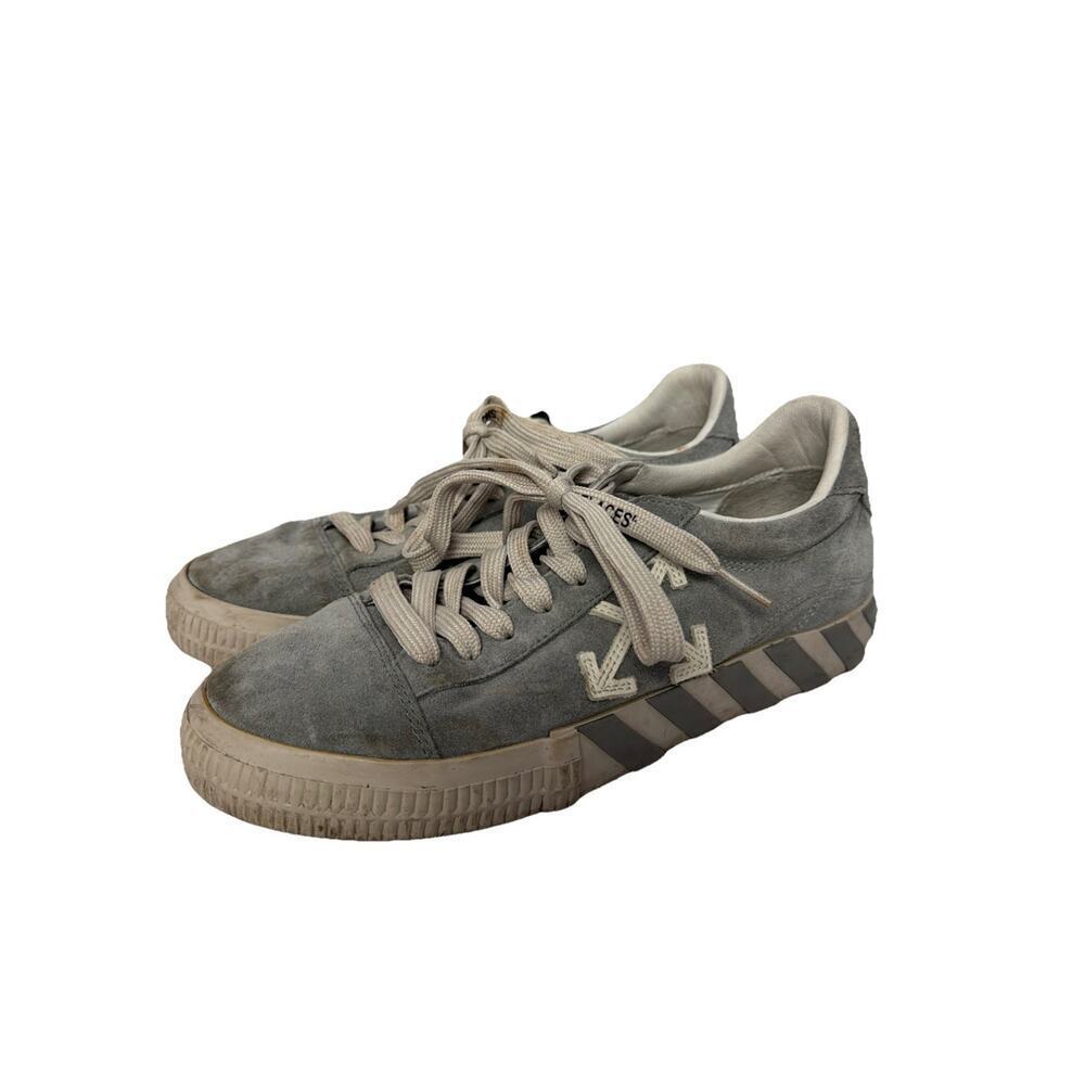 Off white vulcanized sneaker Gray size 42